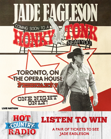 LIsten to Win Tickets to Jade Eagleson